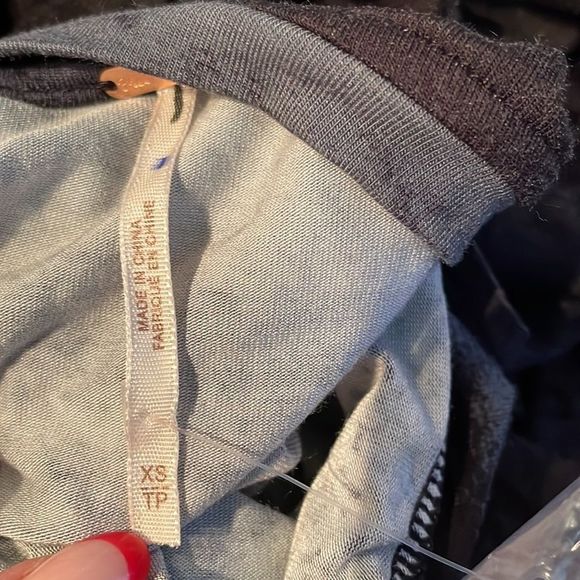 NEW Free People Alyssa Wrap Maxi Dress blue night sky Combo size XS,S, M,L - Picture 12 of 14